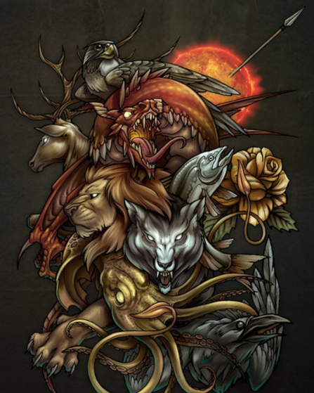 Game of Thrones Houses (128 House)